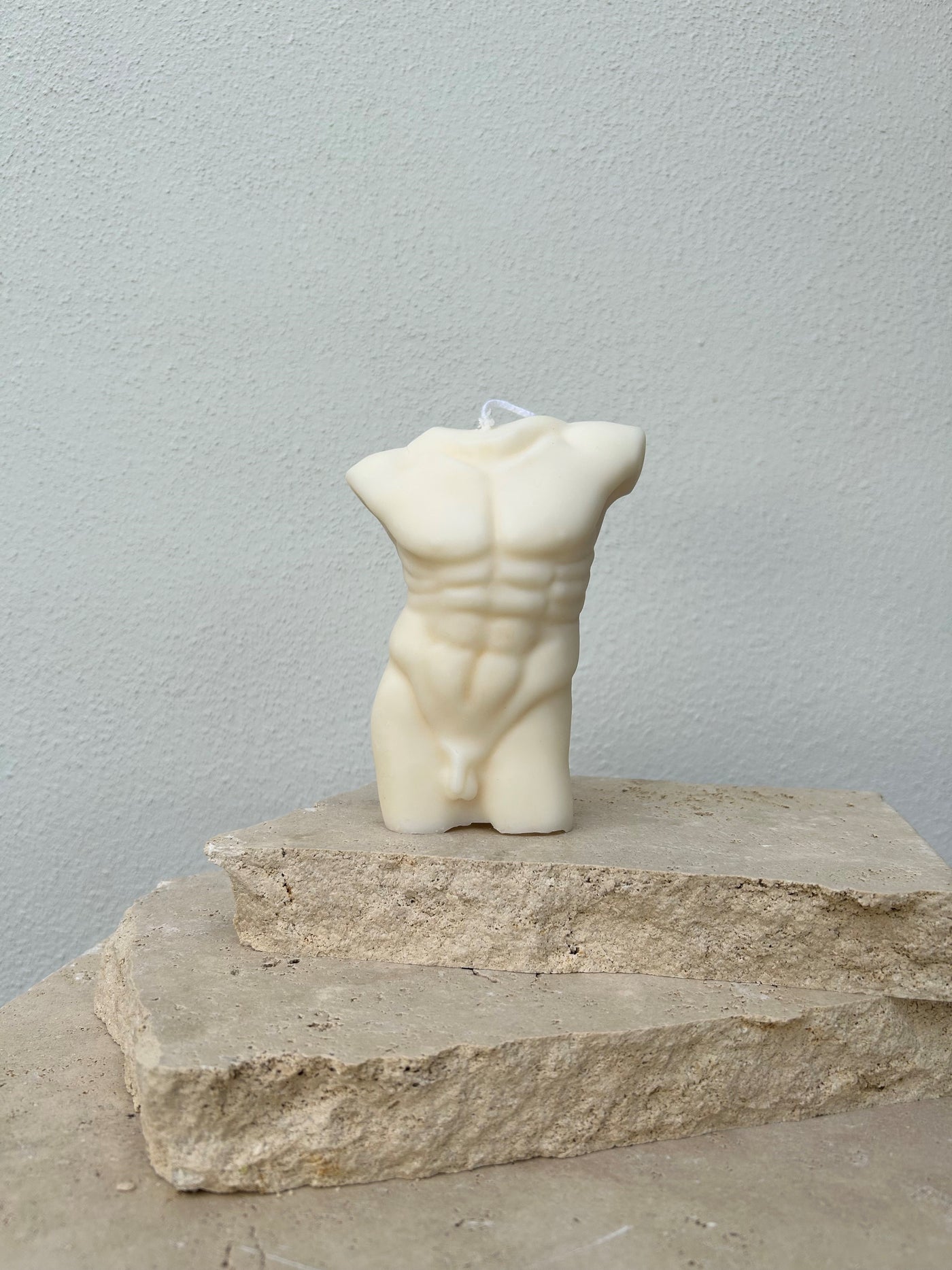 David Torso Sculptured Handmade Candle